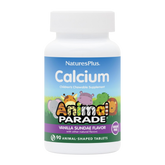NaturesPlus, Animal Parade, Calcium Children’s Chewable Supplement, Vanilla Sundae, Sugar Free, 90 Animal-Shaped Tablets