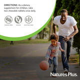 NaturesPlus, Animal Parade, Calcium Children’s Chewable Supplement, Vanilla Sundae, Sugar Free, 90 Animal-Shaped Tablets