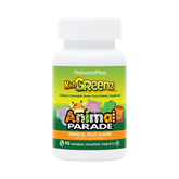 NaturesPlus, Animal Parade, Kid Greenz, Children's Chewable Green Food Supplement, Tropical Fruit, 90 Animal-Shaped Tablets