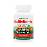 NaturesPlus, Animal Parade, Children's Chewable Multivitamin Supplement, Cherry, 90 Animal-Shaped Tablets