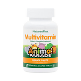 NaturesPlus, Animal Parade, Children's Chewable Multivitamin, Orange, 90 Animal-Shaped Tablets