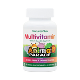 NaturesPlus, Animal Parade, Children's Chewable Multivitamin, Cherry, Grape & Orange, 90 Animal-Shaped Tablets
