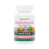 NaturesPlus, Animal Parade, Children's Chewable Multivitamin Supplement, Watermelon, 90 Animal-Shaped Tablets