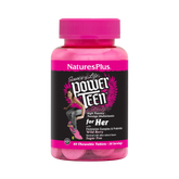 NaturesPlus, Source of Life, Power Teen for Her, Sugar Free, Wild Berry, 60 Chewable Tablets