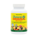 NaturesPlus, Source of Life, Original Mini-Tabs, Multivitamin & Mineral Supplement with Concentrated Whole Foods, Iron-Free, 180 Tablets