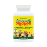 NaturesPlus, Source of Life, Original Mini-Tabs, Multivitamin & Mineral Supplement with Concentrated Whole Foods, Iron-Free, 180 Tablets