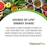 NaturesPlus, Source of Life, Original Energy Shake, Creamy Granola, 1.1 Lbs