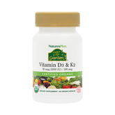 NaturesPlus, Source of Life Garden, Vit D3 & K2, 60 Vegan Capsules