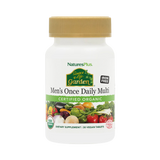 NaturesPlus, Source of Life Garden, Organic Men's Once Daily Multi, Iron Free, 30 Vegan Tablets