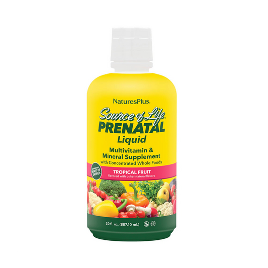 NaturesPlus, Source of Life, Prenatal Liquid, Tropical Fruit, 30 Fl Oz