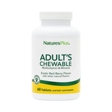 NaturesPlus, Adult's Chewable Multivitamin & Mineral, Exotic Red Berry, 60 Tablets