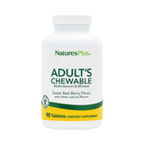 NaturesPlus, Adult's Chewable Multivitamin & Mineral, Exotic Red Berry, 90 Tablets