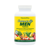 NaturesPlus, Source of Life Men, Multivitamin & Mineral Supplement with Concentrated Whole Foods, Iron-Free, 120 Tablets
