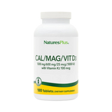 NaturesPlus, Cal/Mag/Vit D3 with Vitamin K2, 180 Tablets