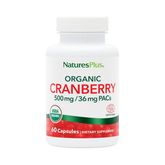 NaturesPlus, Organic Cranberry, 60 Capsules