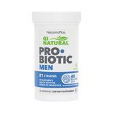 NaturesPlus, GI Natural, Probiotic Men, 60 Billion CFU, 30 Capsules