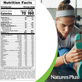 NaturesPlus, Spiru-Tein, Protein Powder Meal, Unsweetened, Vanilla, 1.62 Lbs