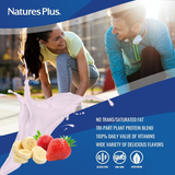 NaturesPlus, Spiru-tein (Spirutein) Strawberry Banana, 1.1 Lbs Powder