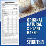 NaturesPlus, Spiru-tein (Spirutein) Strawberry Banana, 1.1 Lbs Powder