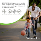 NaturesPlus, Spiru-Tein, Protein Powder Meal, Exotic Red Fruit, 1.1 Lbs