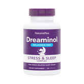 NaturesPlus, Dreaminol, Stress & Sleep Complex, Melatonin Free, 60 Capsules