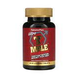 NaturesPlus, Ultra T-Male, Testosterone Boost for Men, Maximum Strength, 60 Bi-Layered Tablets
