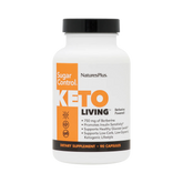 NaturesPlus, Keto Living, Sugar Control, 90 Capsules
