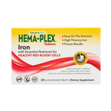NaturesPlus Hema-Plex Iron, 85 Mg Chelated Iron, 30 Slow-Release Tablets