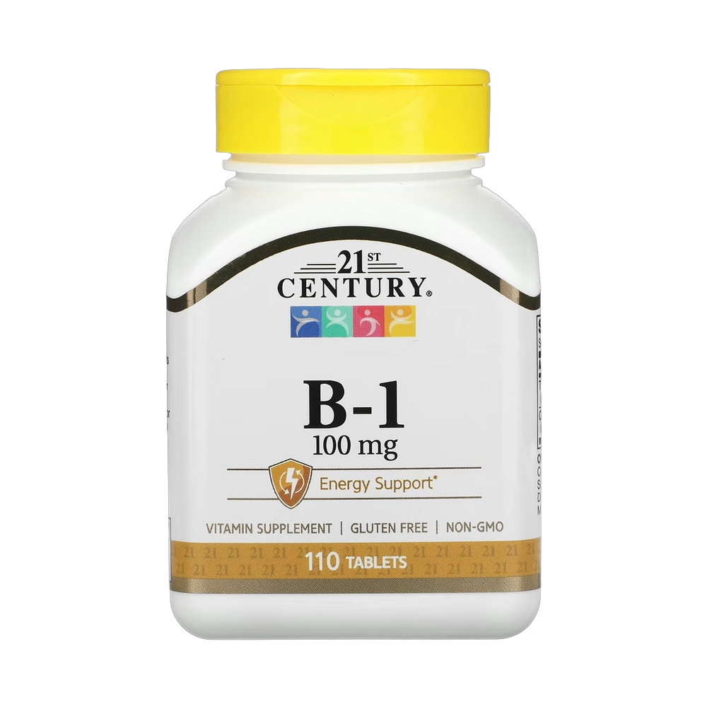 21st Century, B-1, 100 mg, 110 Tablets