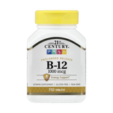 21st Century, B-12, Prolonged Release, 1,000 mcg, 110 Tablets