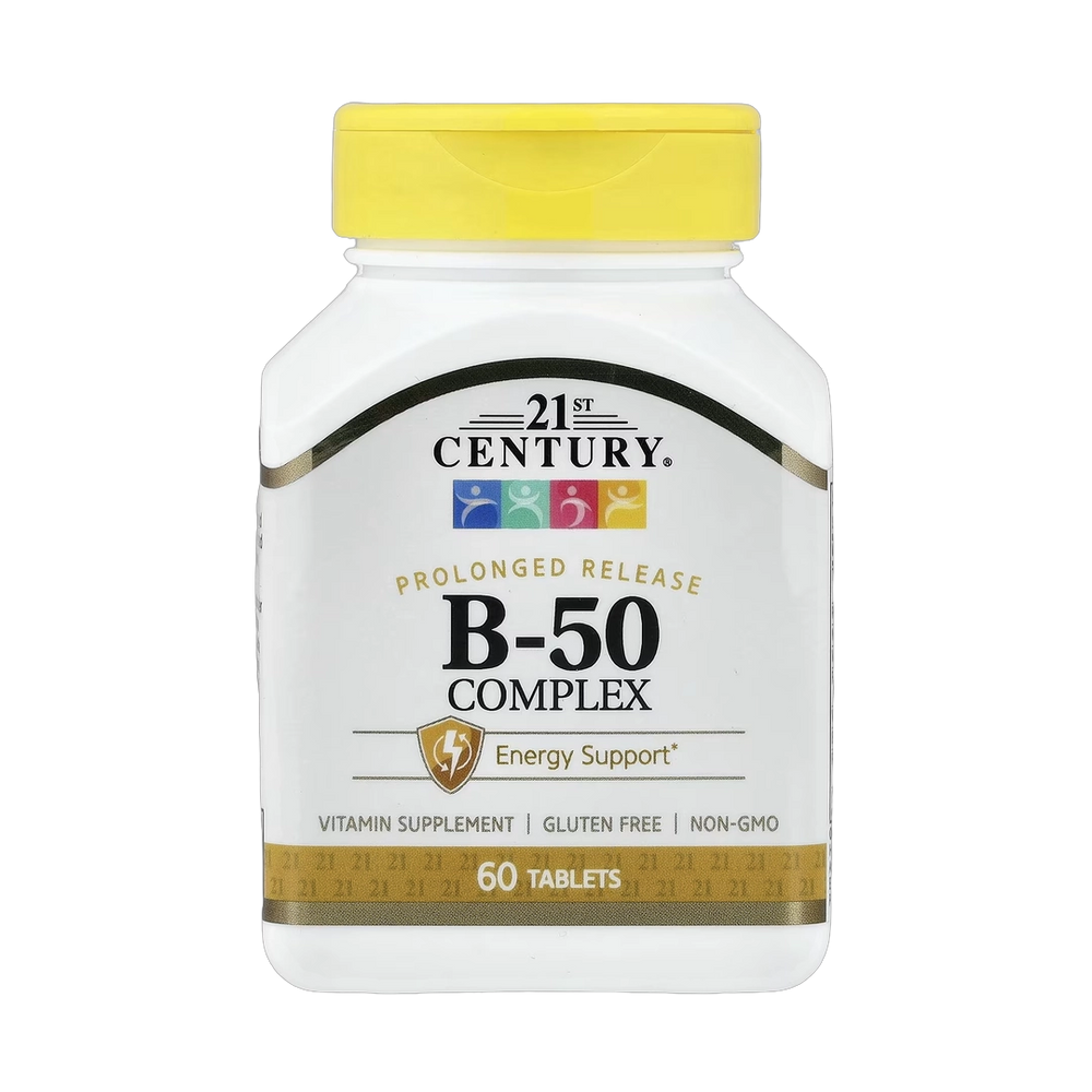 21st Century, B-50 Complex, Prolonged Release, 60 Tablets