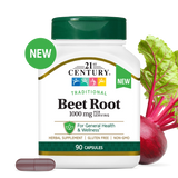 21st Century, Beet Root, 90 Capsules