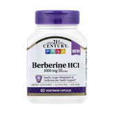 21st Century, Berberine HCI, 60 Vegetarian Capsules