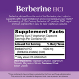 21st Century, Berberine HCI, 60 Vegetarian Capsules