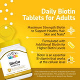 21st Century, Biotin, 10,000 mcg, 120 Tablets
