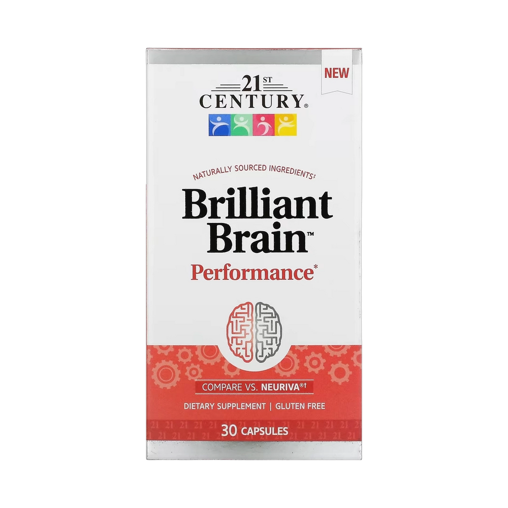 21st Century, Brilliant Brain Performance, 30 Capsules