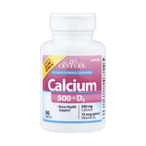 21st Century, Calcium 500 + D3, 90 Tablets