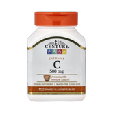 21st Century, Chewable Vitamin C, Orange , 500 mg, 110 Tablets