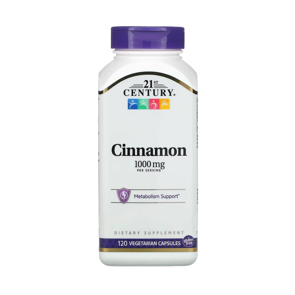 21st Century, Cinnamon, 120 Vegetarian Capsules