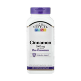 21st Century, Cinnamon plus Chromium, 120 Vegetarian Capsules