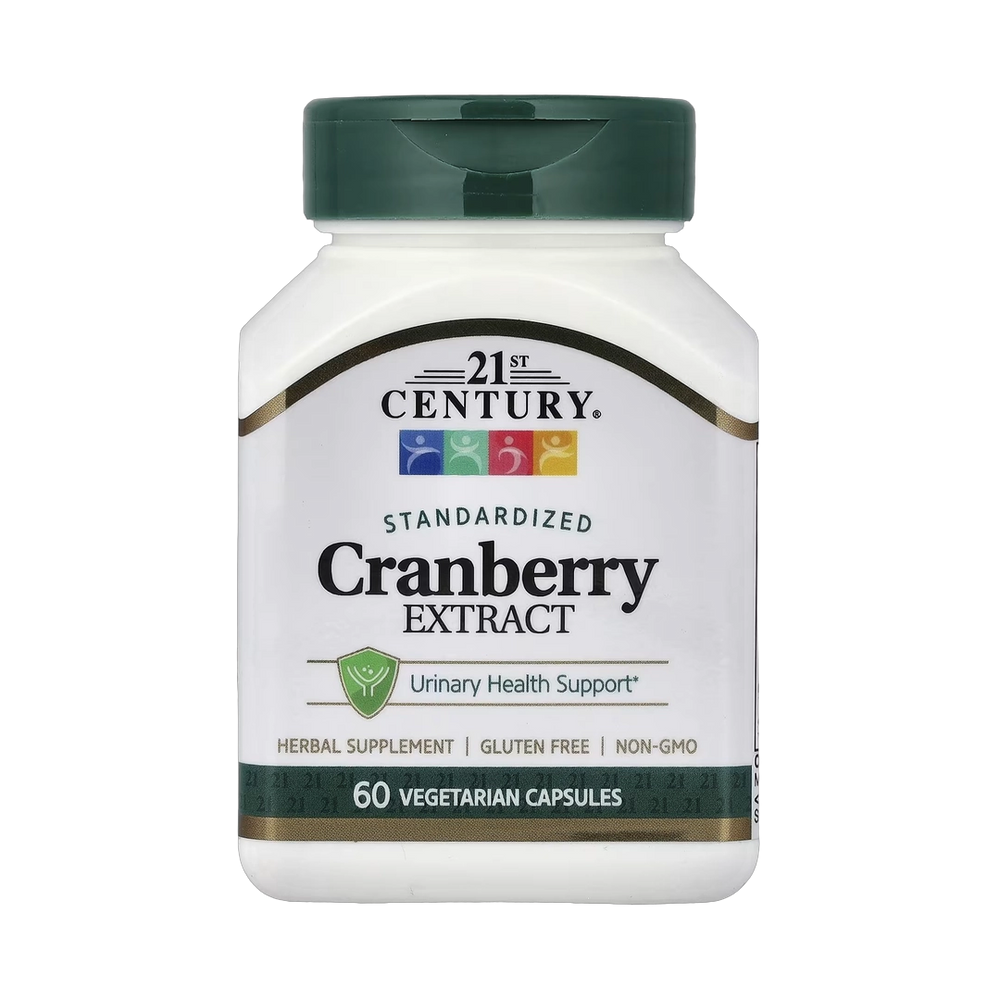 21st Century, Cranberry Extract, Standardized, 60 Vegetarian Capsules