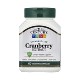 21st Century, Cranberry Extract, Standardized, 60 Vegetarian Capsules