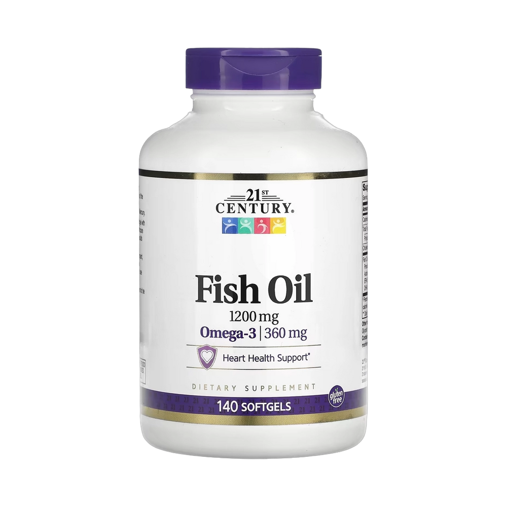 21st Century, Fish Oil, 1,200 mg, 140 Softgels