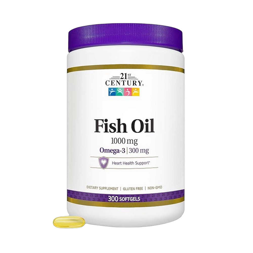 21st Century, Fish Oil, 1000 mg, 300 Softgel