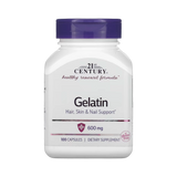 21st Century, Gelatin, 600 mg, 100 Capsules