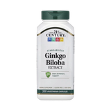 21st Century, Ginkgo Biloba Extract, Standardized, 200 Vegetarian Capsules