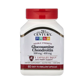 21st Century, Glucosamine Chondroitin, 500 mg/400 mg, 60 Easy To Swallow Capsules