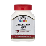 21st Century, Glucosamine Relief, 500 mg, 60 Easy To Swallow Capsules