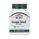 21st Century, Grape Seed Extract, Standardized, 60 Vegetarian Capsules