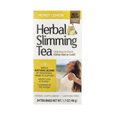 21st Century, Herbal Slimming Tea, Honey Lemon, Caffeine Free, 24 Tea Bags, 1.7 oz, 48 g